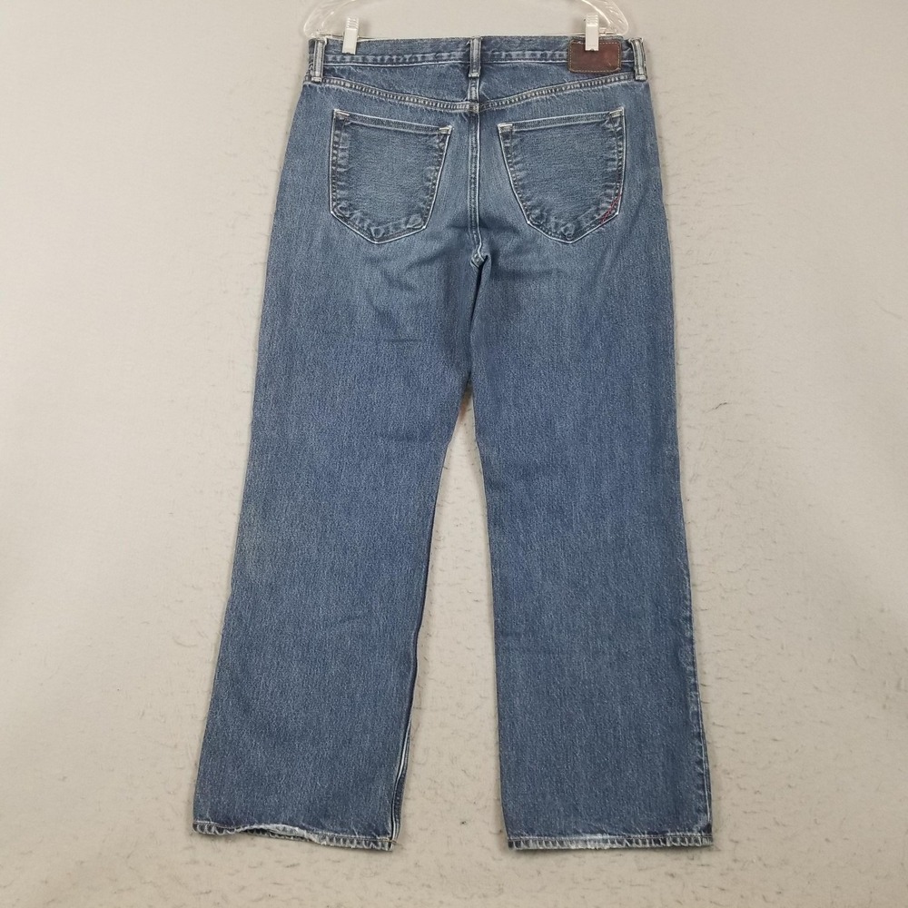 Banana Republic Relaxed Jeans Mens 33x30 Blue Medium Wash Straight Denim Pants - Picture 5 of 15